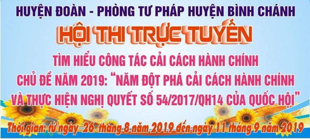 BC: Thể lệ Hội thi tìm hiểu công tác cải cách hành chính 2019