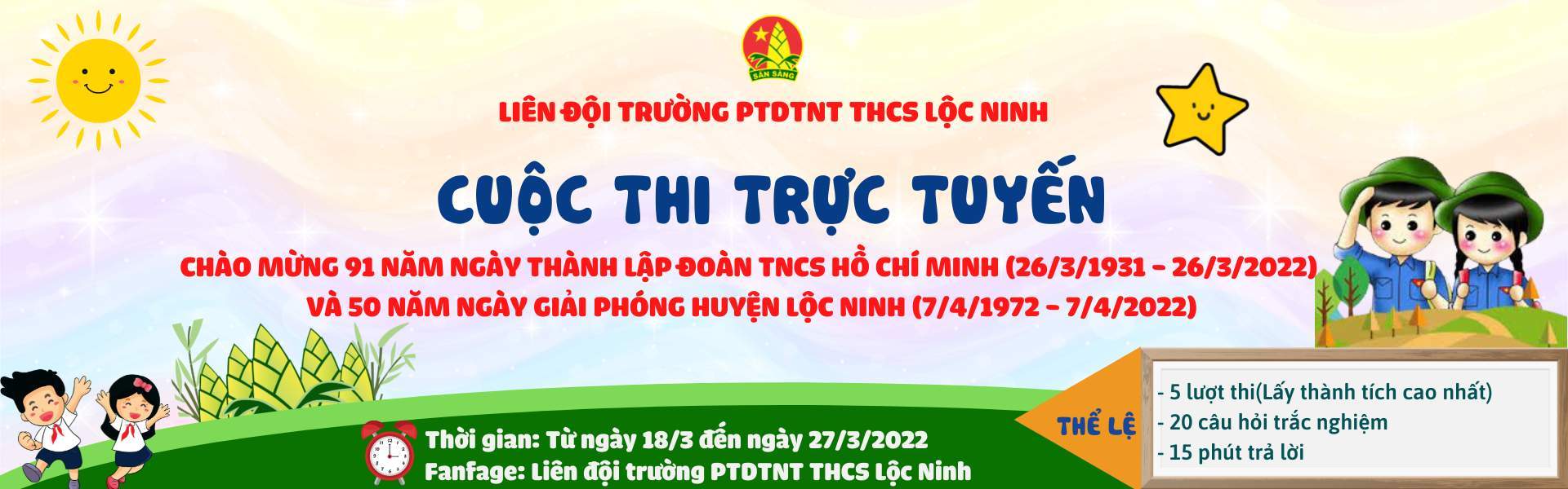 Cuộc Thi Trắc Nghiệm Trực Tuyến TỰ HÀo QuÊ HƯƠng LỘc Ninh 8144