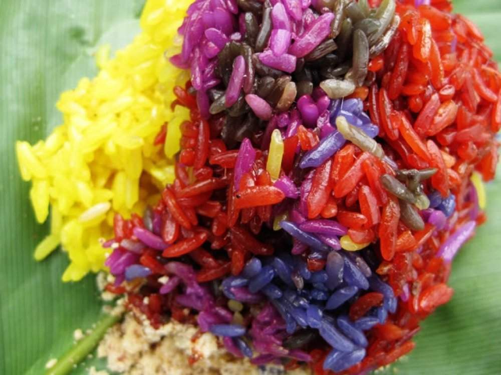 Học làm XÔI NGŨ SẮC- XÔI LÁ DỨA HẠT SEN-..