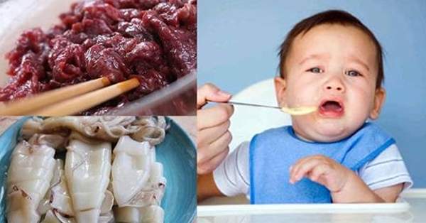 Các cặp thực phẩm không nên kết hợp cho bé ăn