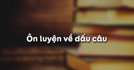 Soạn bài Ngữ văn lớp 8: Ôn luyện về dấu câu