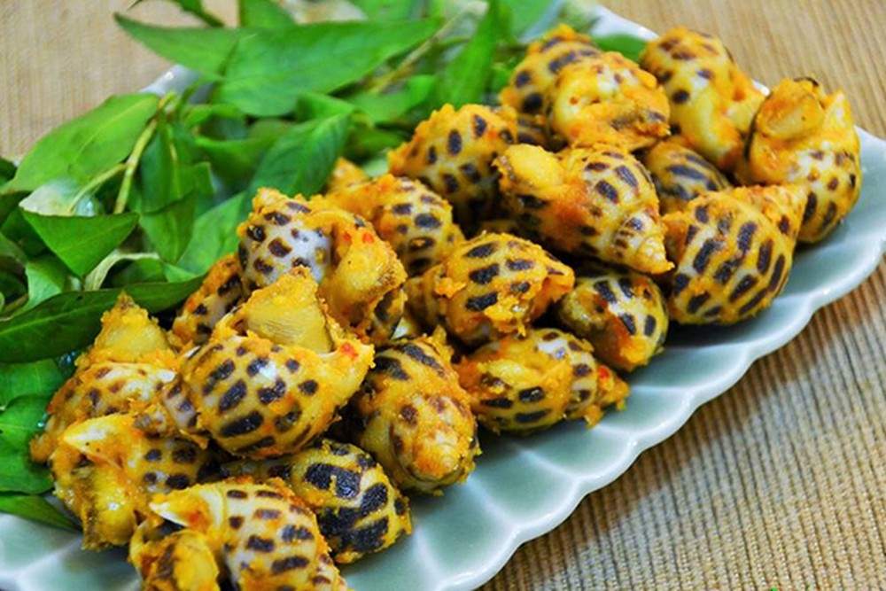 Ốc hương rang muối ớt phô mai