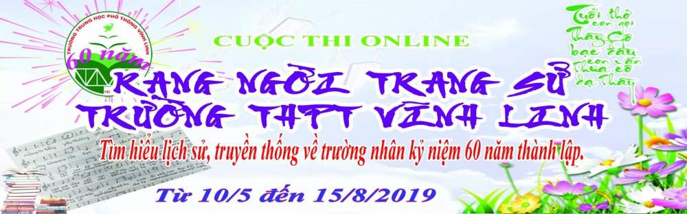 THỂ LỆ CUỘC THI