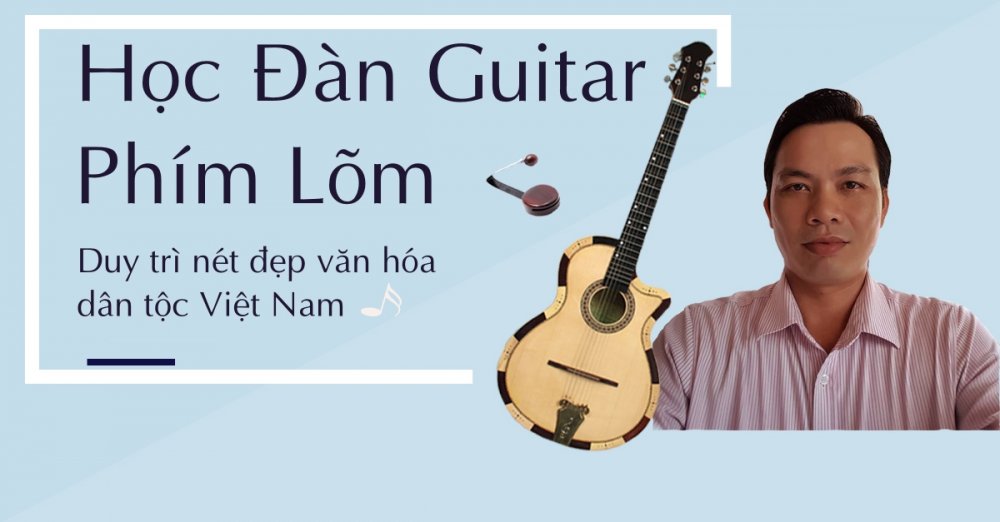 Tự học ghita phím lõm bằng phương pháp kí âm số.