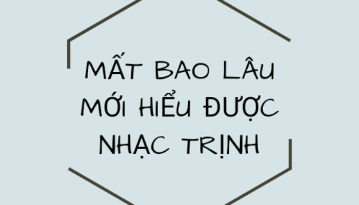 Mất Bao Lâu Mới Hiểu Được Nhạc Trịnh